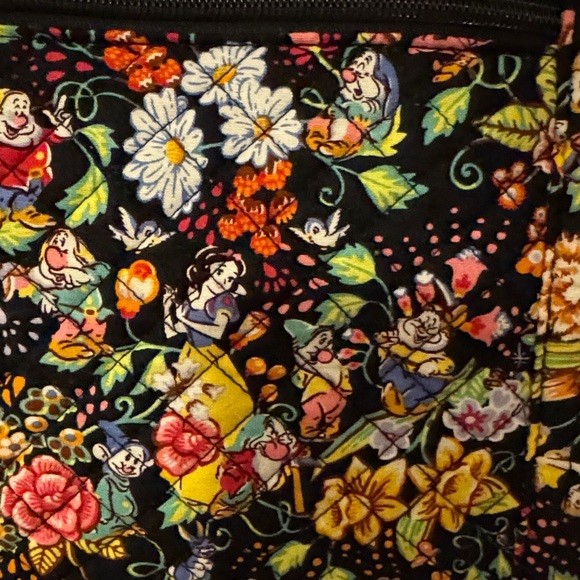 Vera Bradley Black Floral Tote - Picture 8 of 11